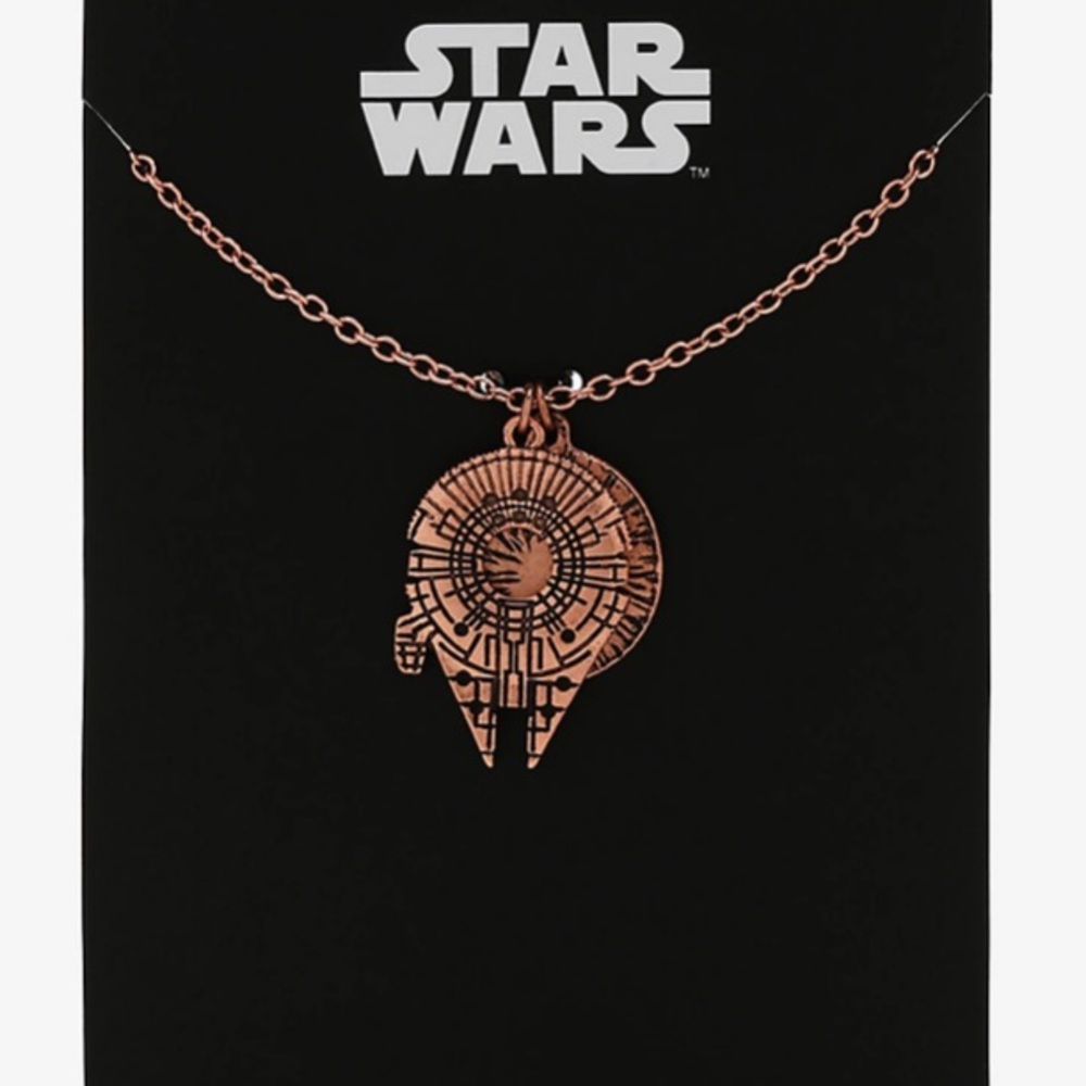 Star Wars Millennium Falcon Charm Necklace Hot Topic